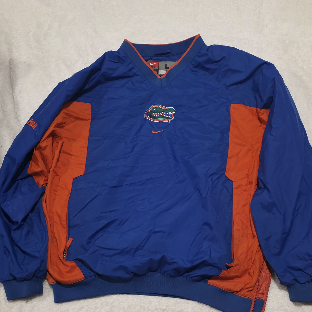 Nike Gators Blue and Orange Windbreaker